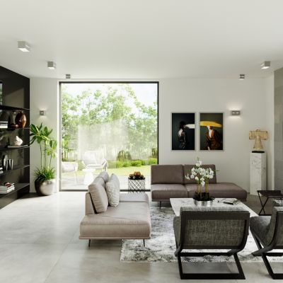 Plafon LOBO szary (SL.0208)